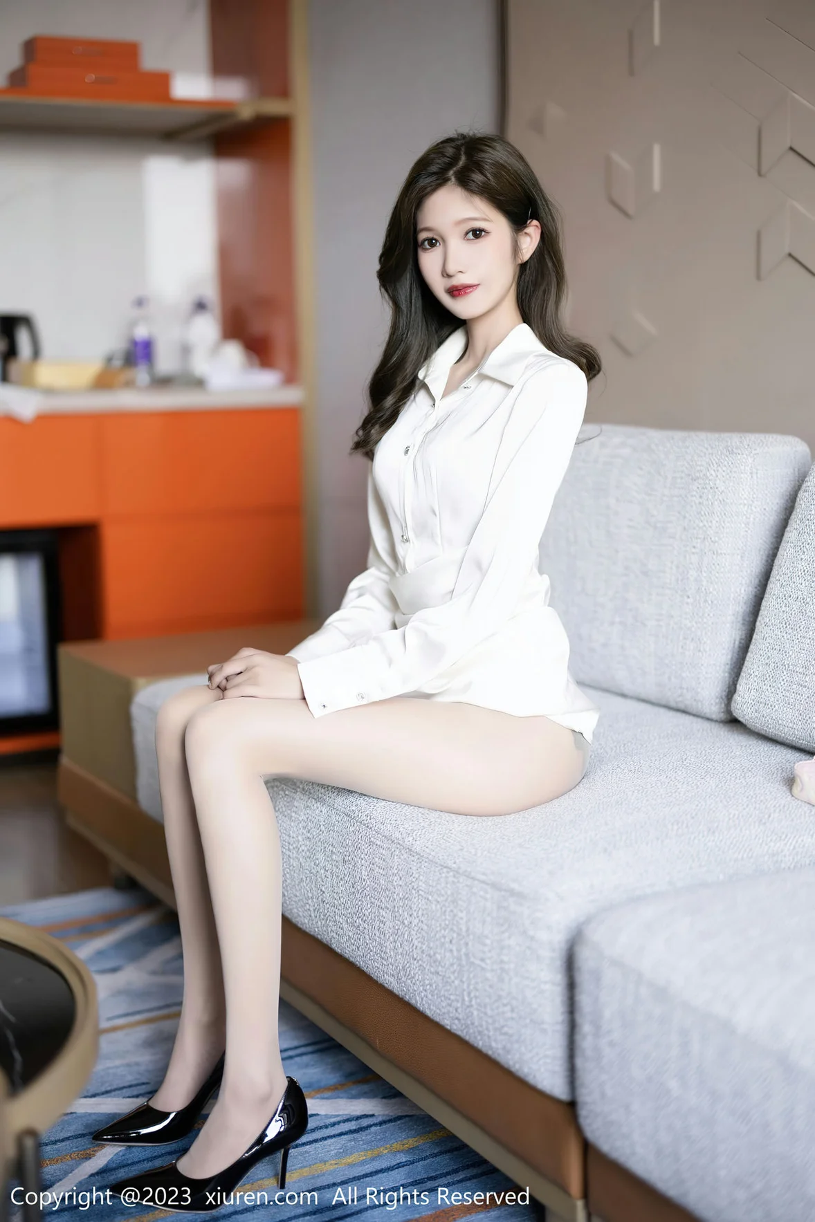  XiuRen 秀人 No.6882 程程程- 白色OL性感写真 [85P]第8张