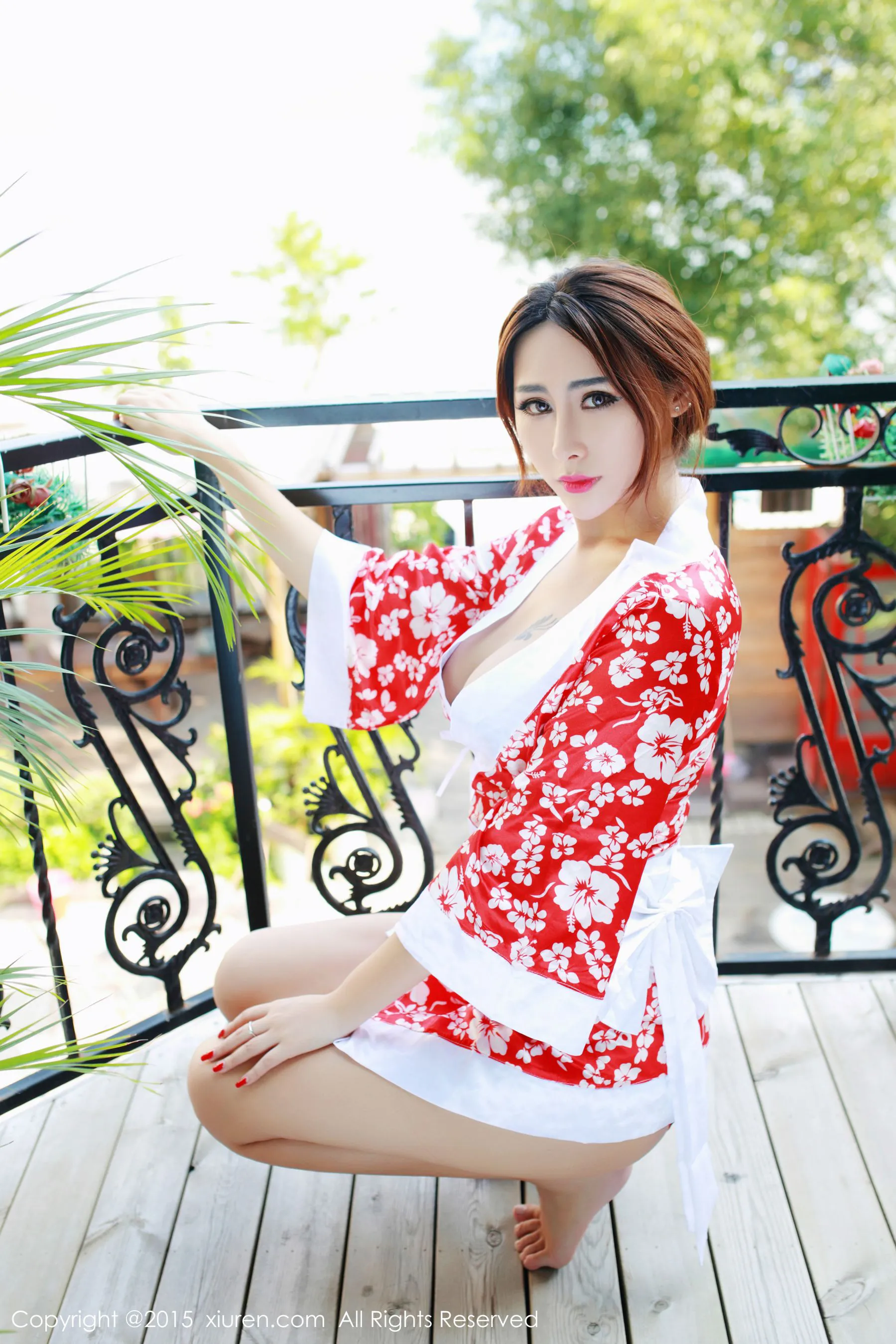 FoxYini孟狐狸《三套给力性感服装》 秀人网 No.392第9张