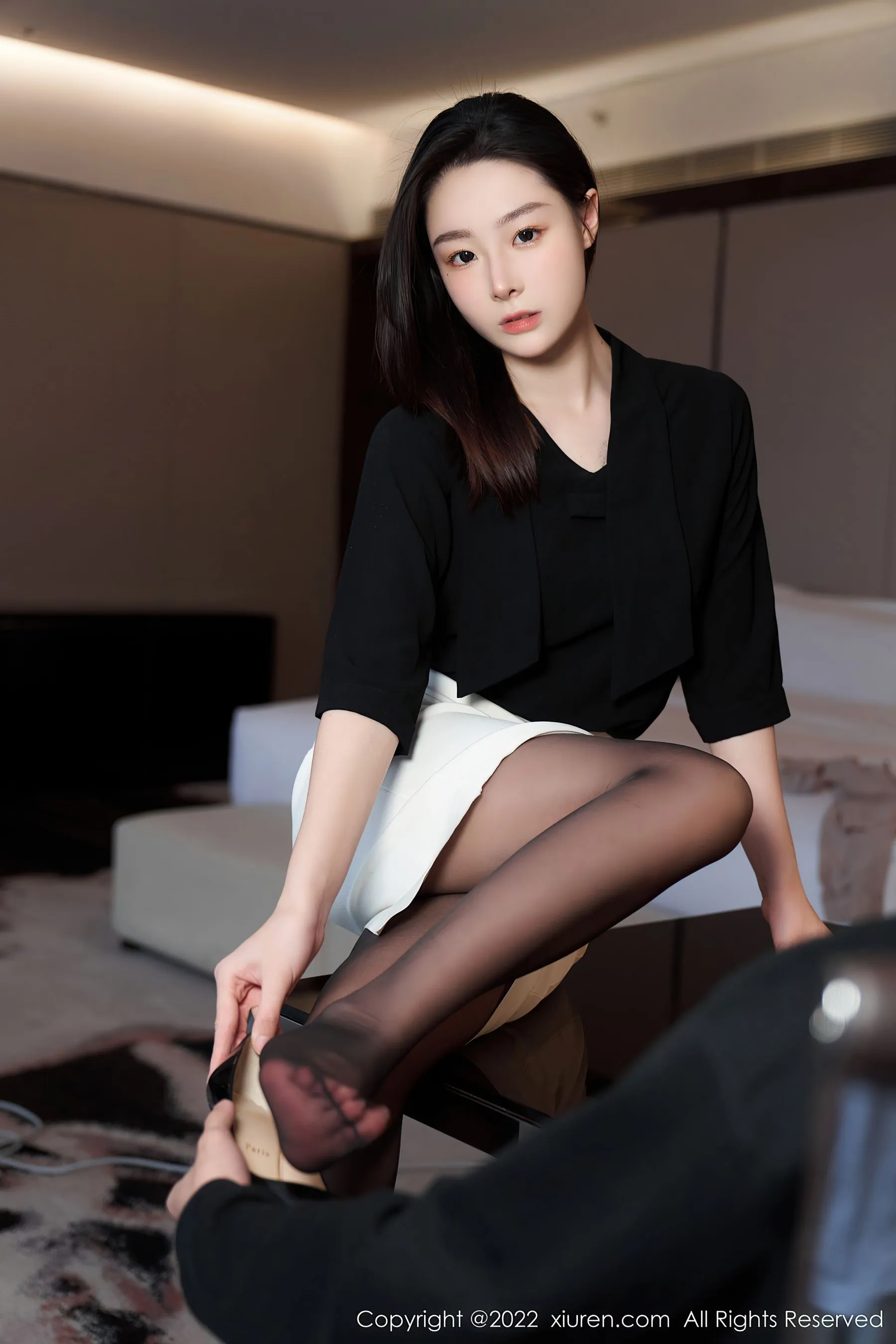  秀人网 No.5312 是小逗逗 短裙美腿第9张