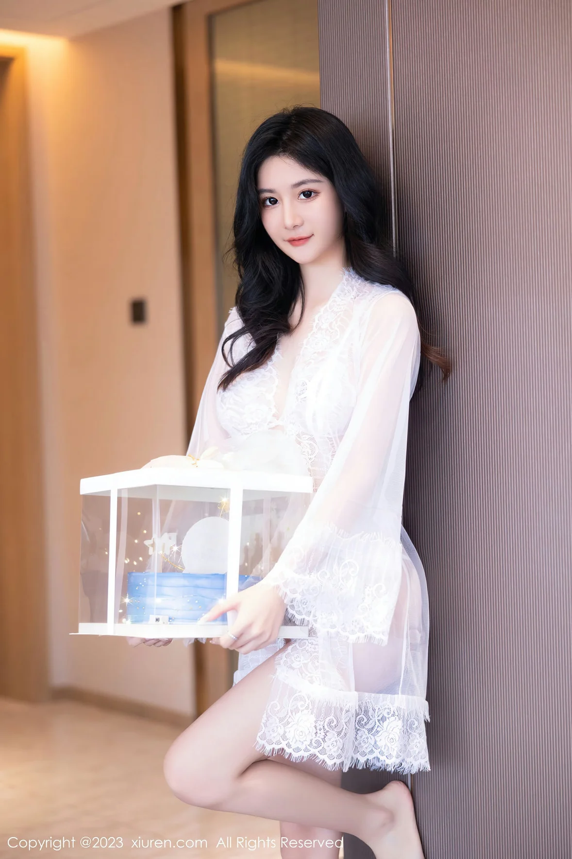  XiuRen 秀人 No.7348 幼幼 白色网纱性感写真 [81P]第4张