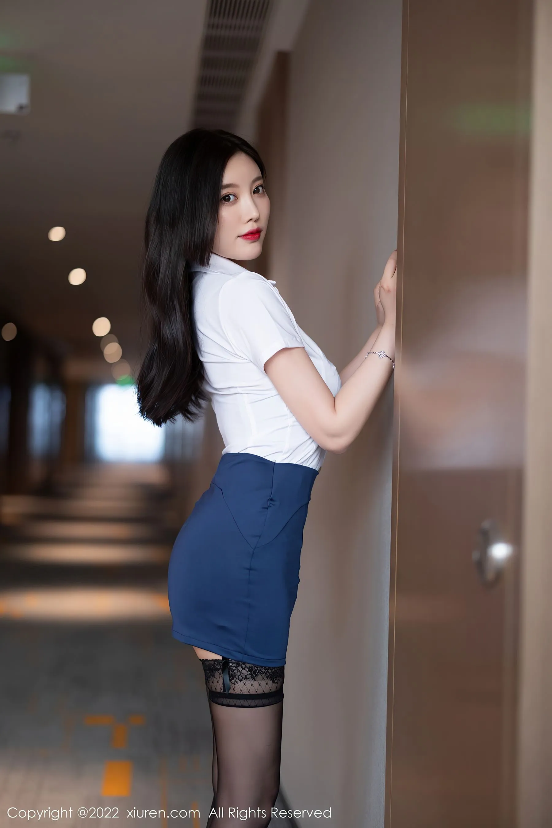  秀人网 No.5114 杨晨晨Yome 黑丝美臀第13张