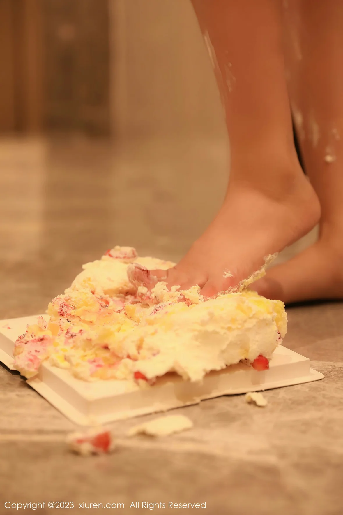  秀人网 No.7366 江真真 粉白色围裙性感写真 [84P]第23张