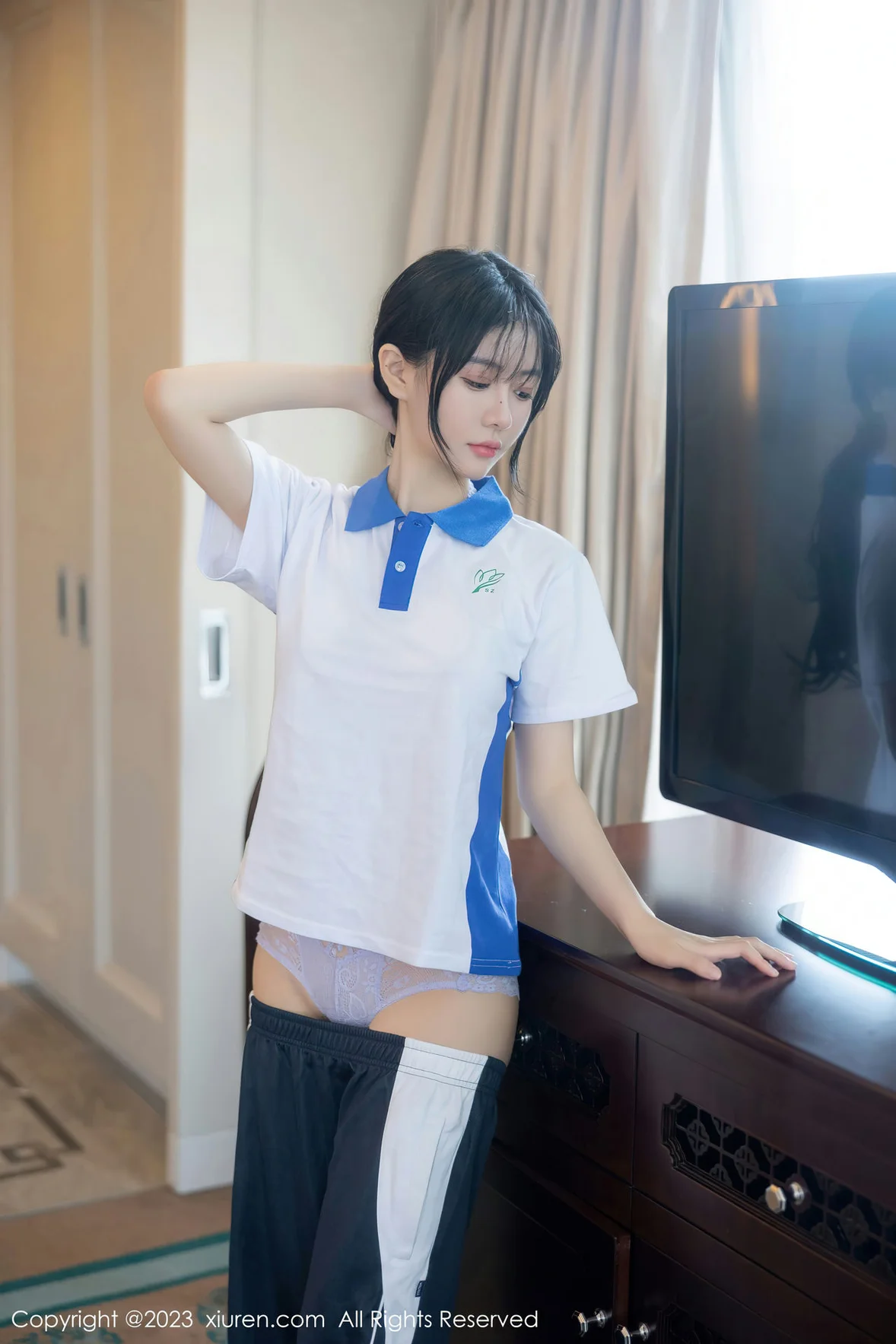  XiuRen 秀人 No.7085 幼幼 学生制服性感写真 [103P]第15张