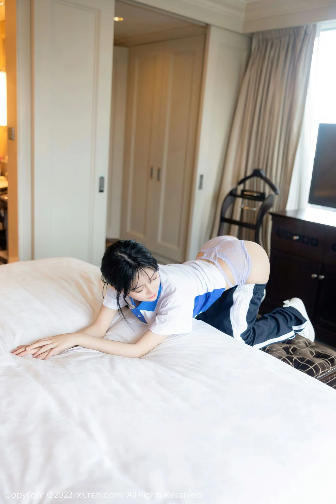  XiuRen 秀人 No.7085 幼幼 学生制服性感写真 [103P]第19张