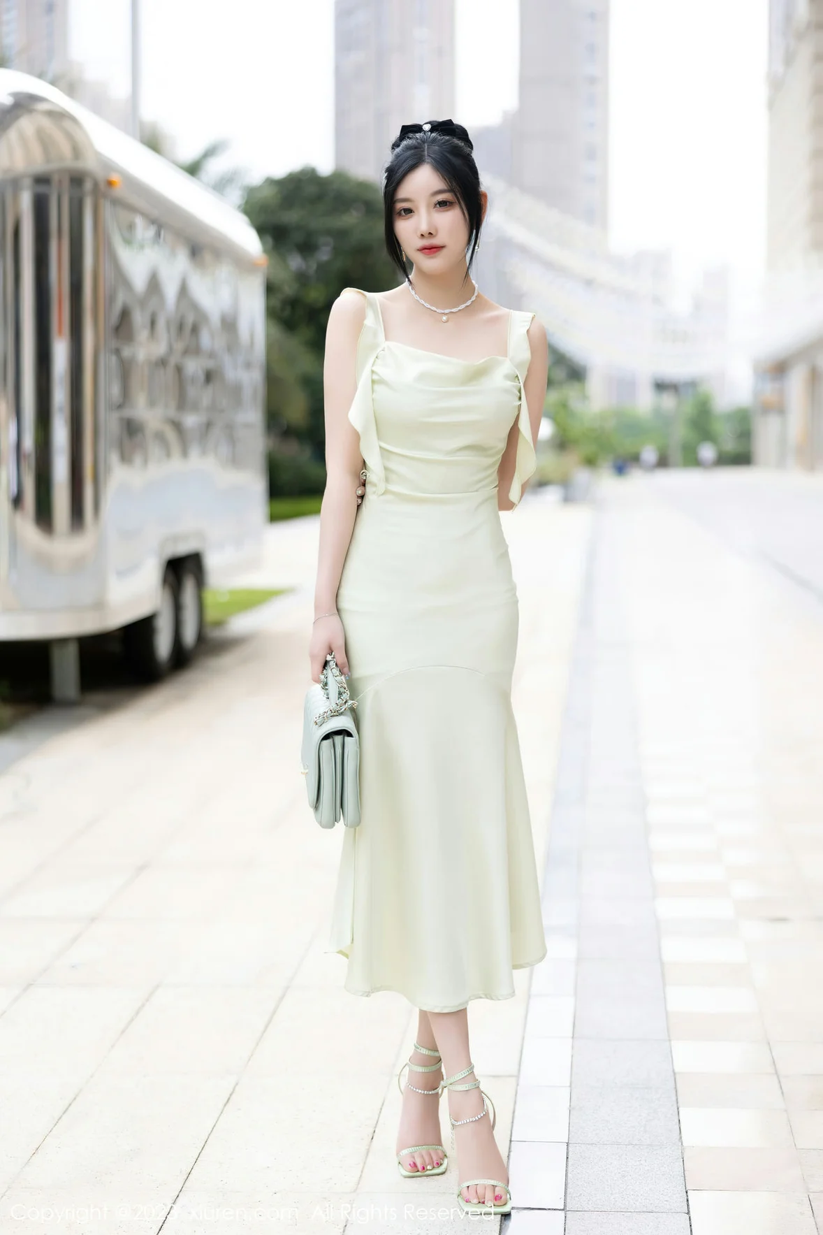  秀人网 No.7410 杨晨晨Yome 轻透薄纱性感写真 [82P]第1张