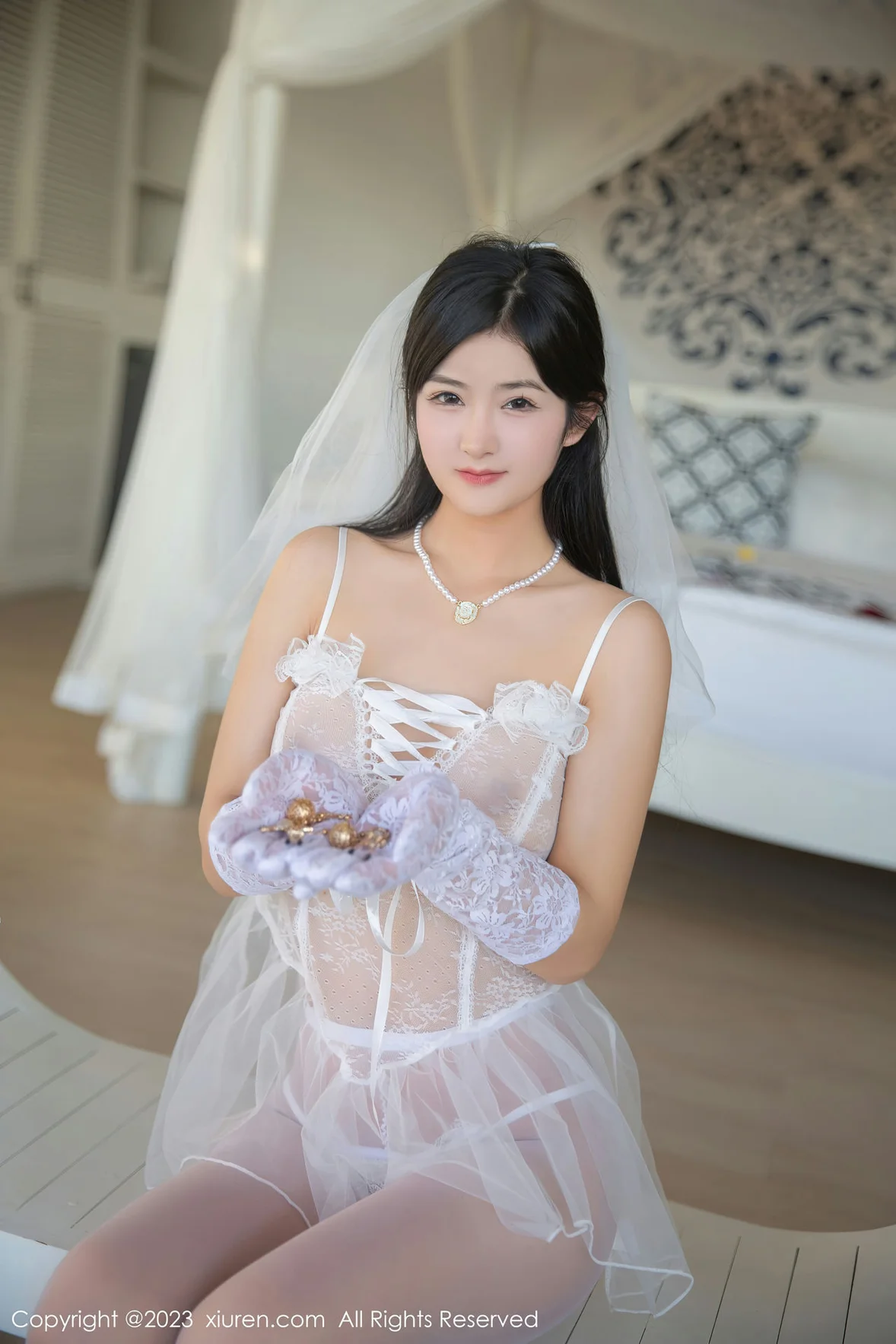  XiuRen 秀人 No.6994 谭小灵 情趣婚纱巴厘岛旅拍 [75P]第4张