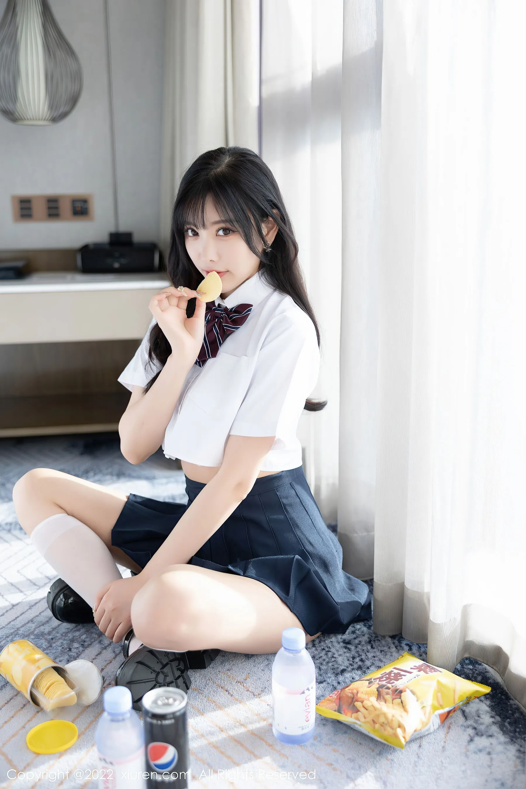  秀人网 No.5338 杨晨晨 校园制服诱惑第20张