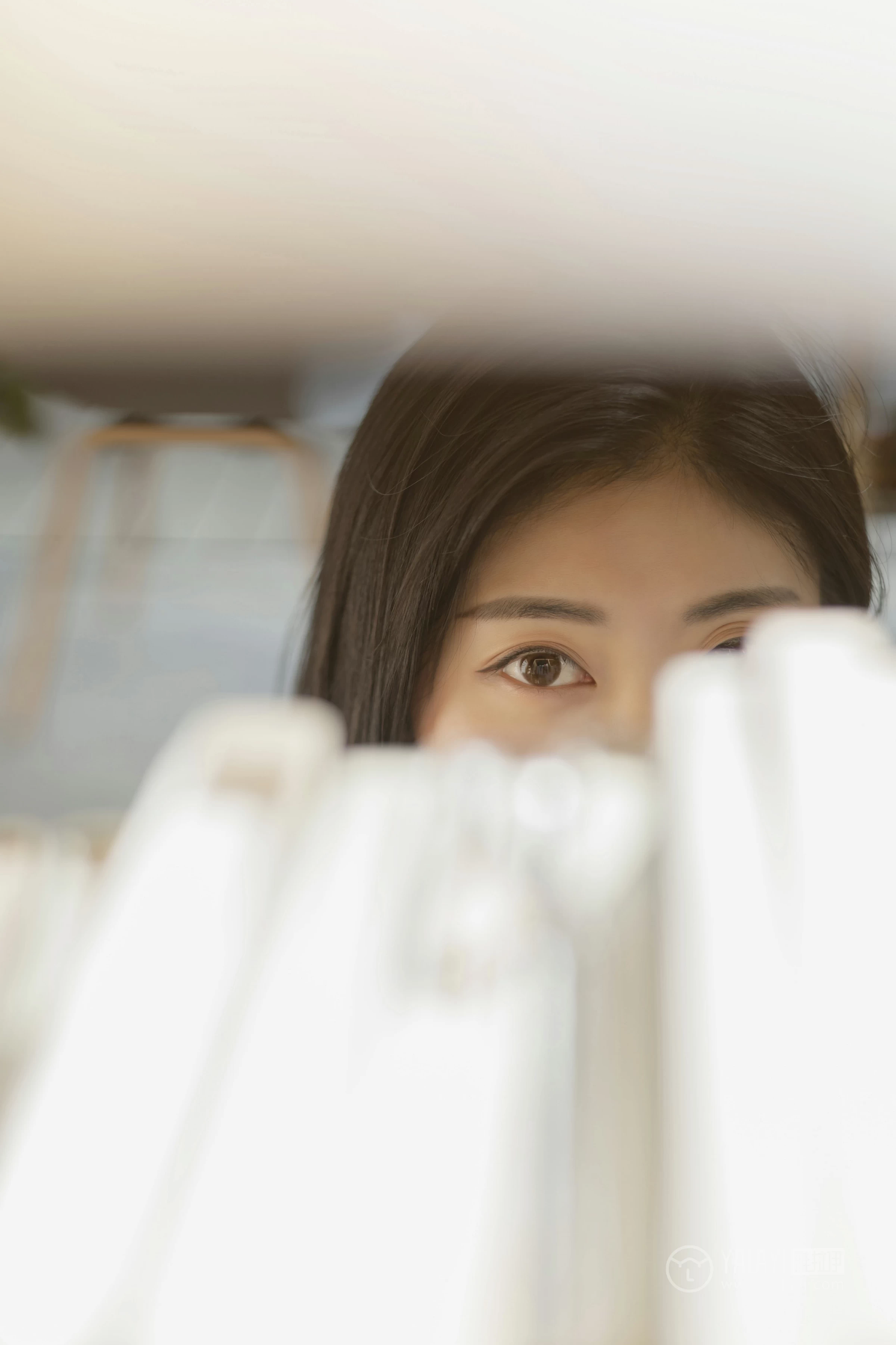 [YALAYI雅拉伊]No.264 波点女孩儿 乔妹儿 白色透视连衣裙居家私房写真集第5张