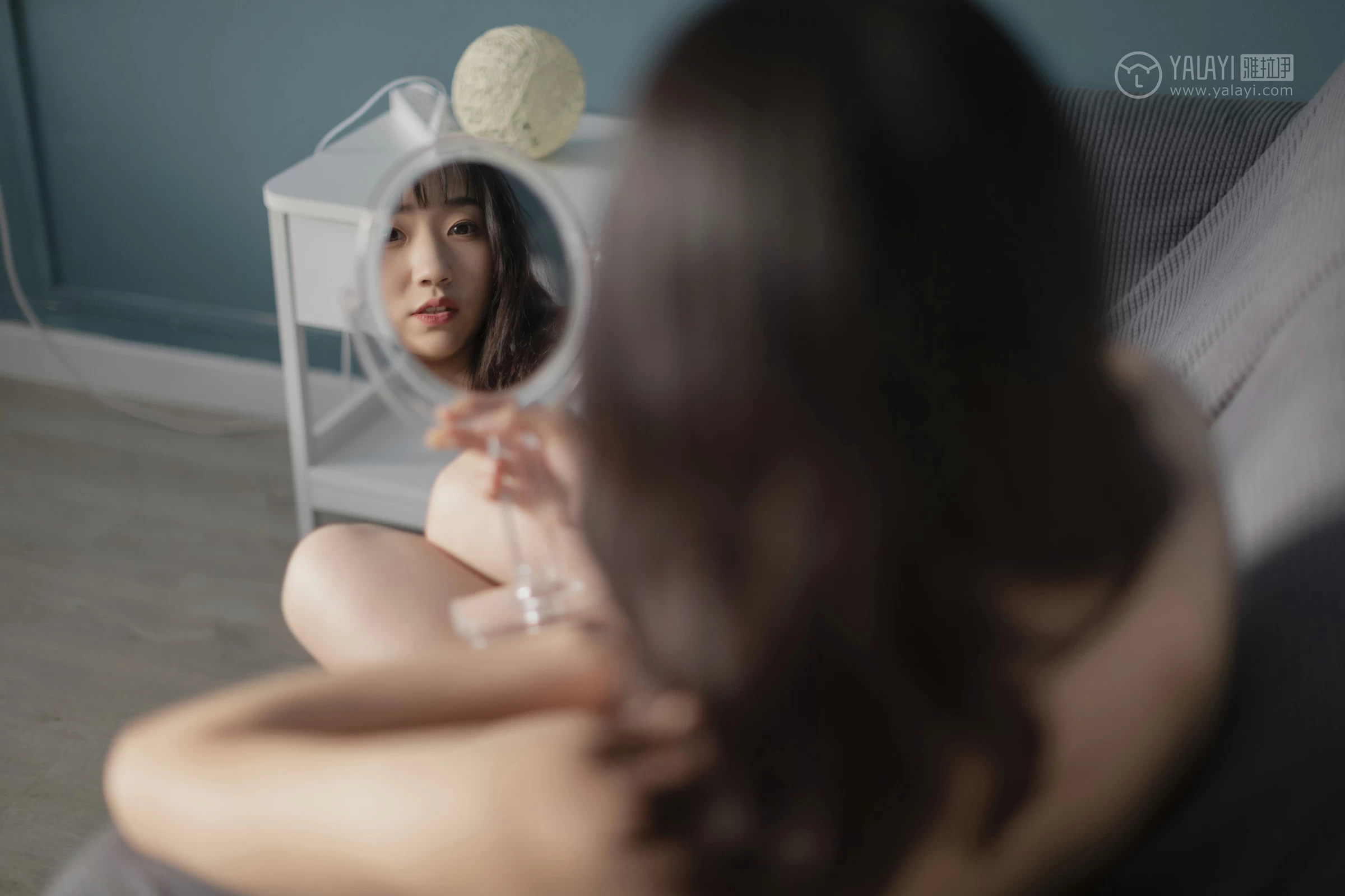 [YALAYI雅拉伊]No.321 阴天日记 念念 粉色蕾丝内衣居家性感私房写真集第11张