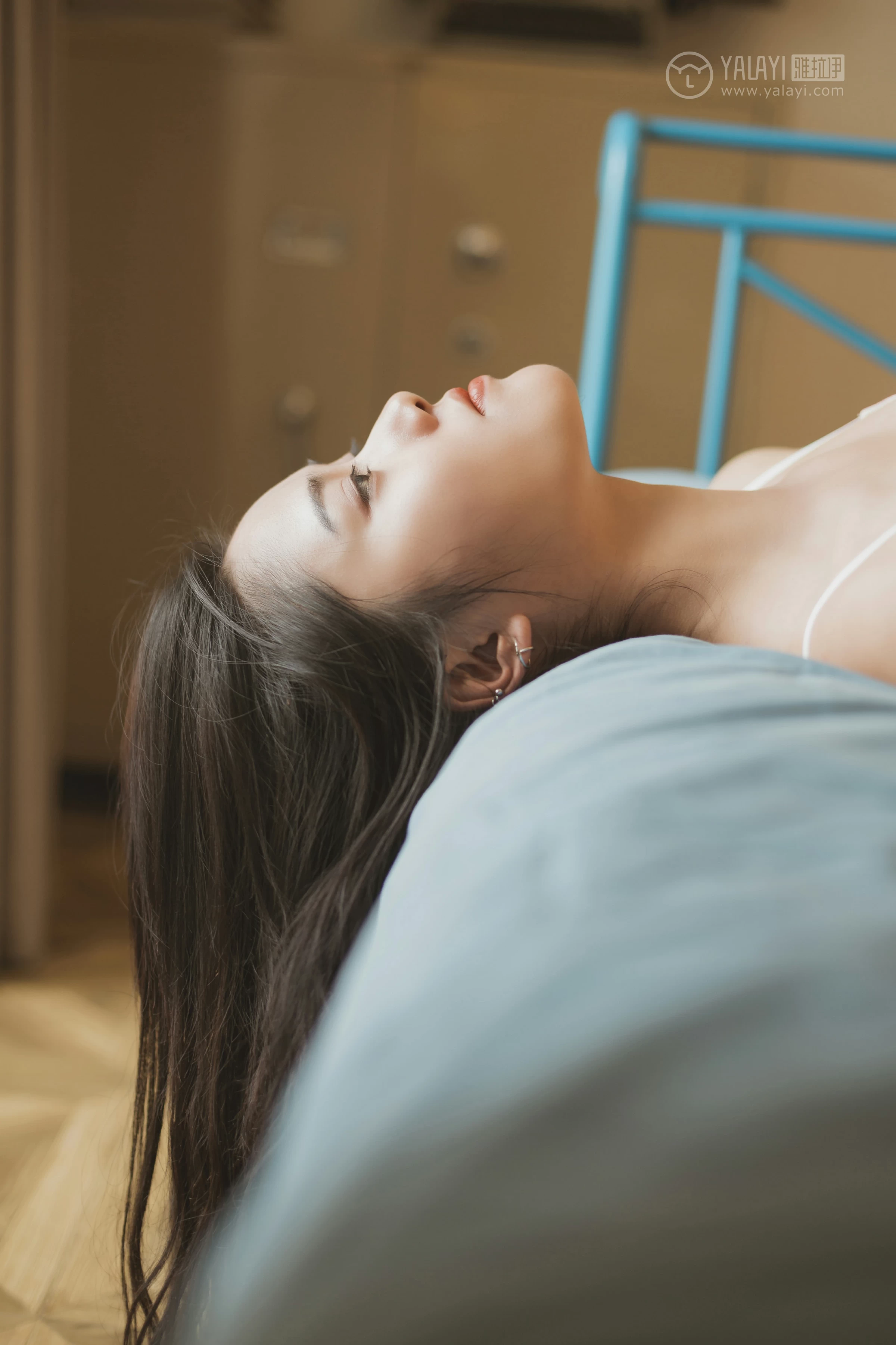 [YALAYI雅拉伊]No.344 情绪断片 荔子 白色蕾丝内衣性感私房写真集第4张