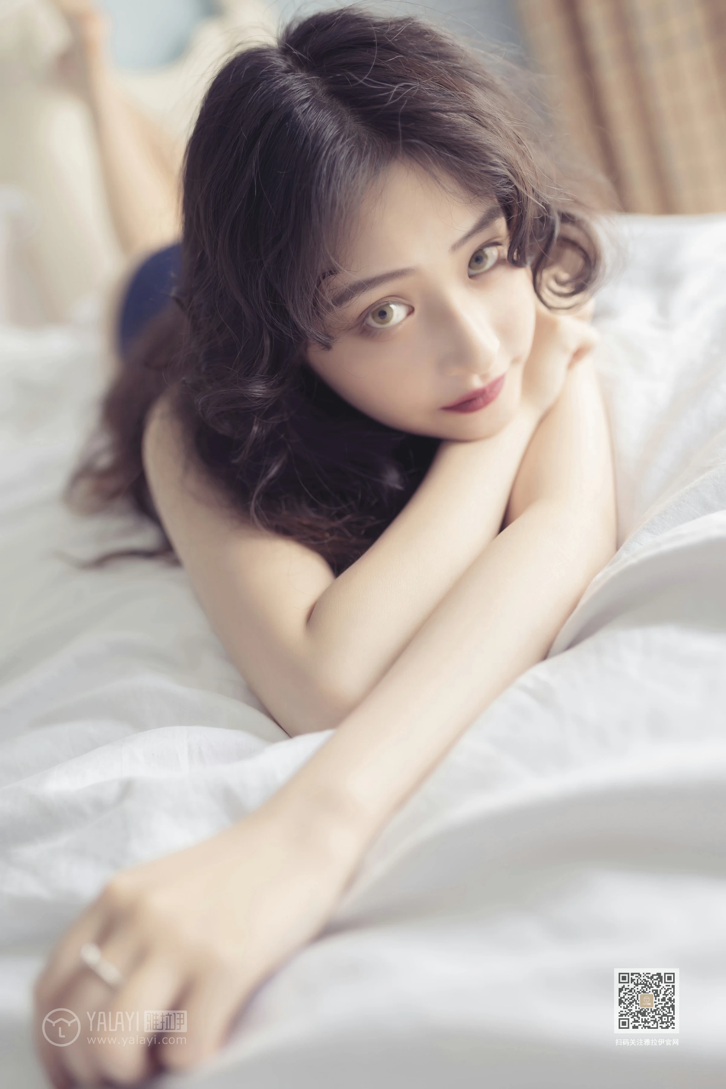 [YALAYI雅拉伊]No.399 似海酷雪如水 西子 蓝色连体运动内衣性感私房写真集第15张