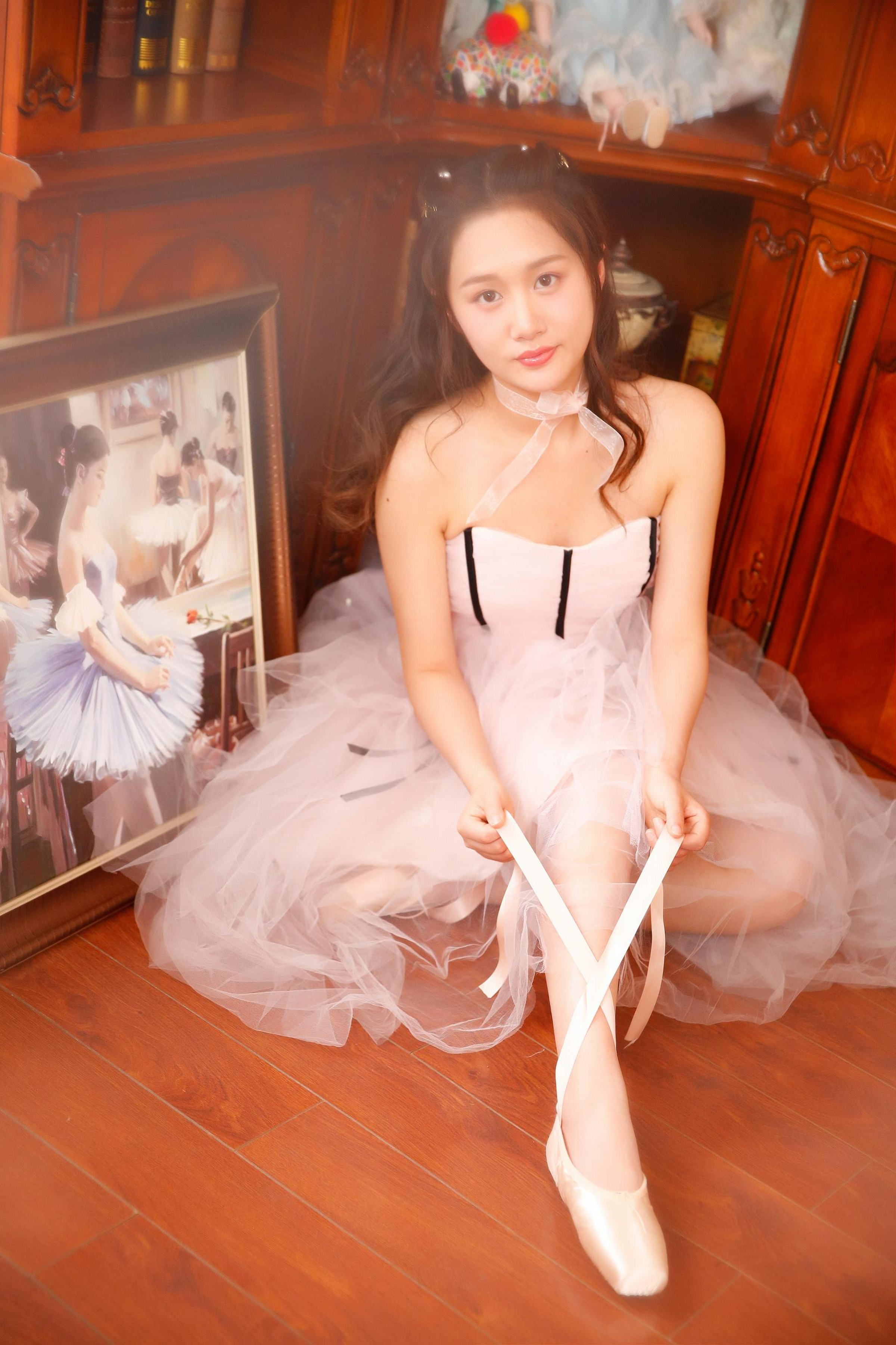 [YALAYI雅拉伊]2022.06.01 希望 清纯少女 白色和服与彩色短袖加牛仔短裤写真集第8张