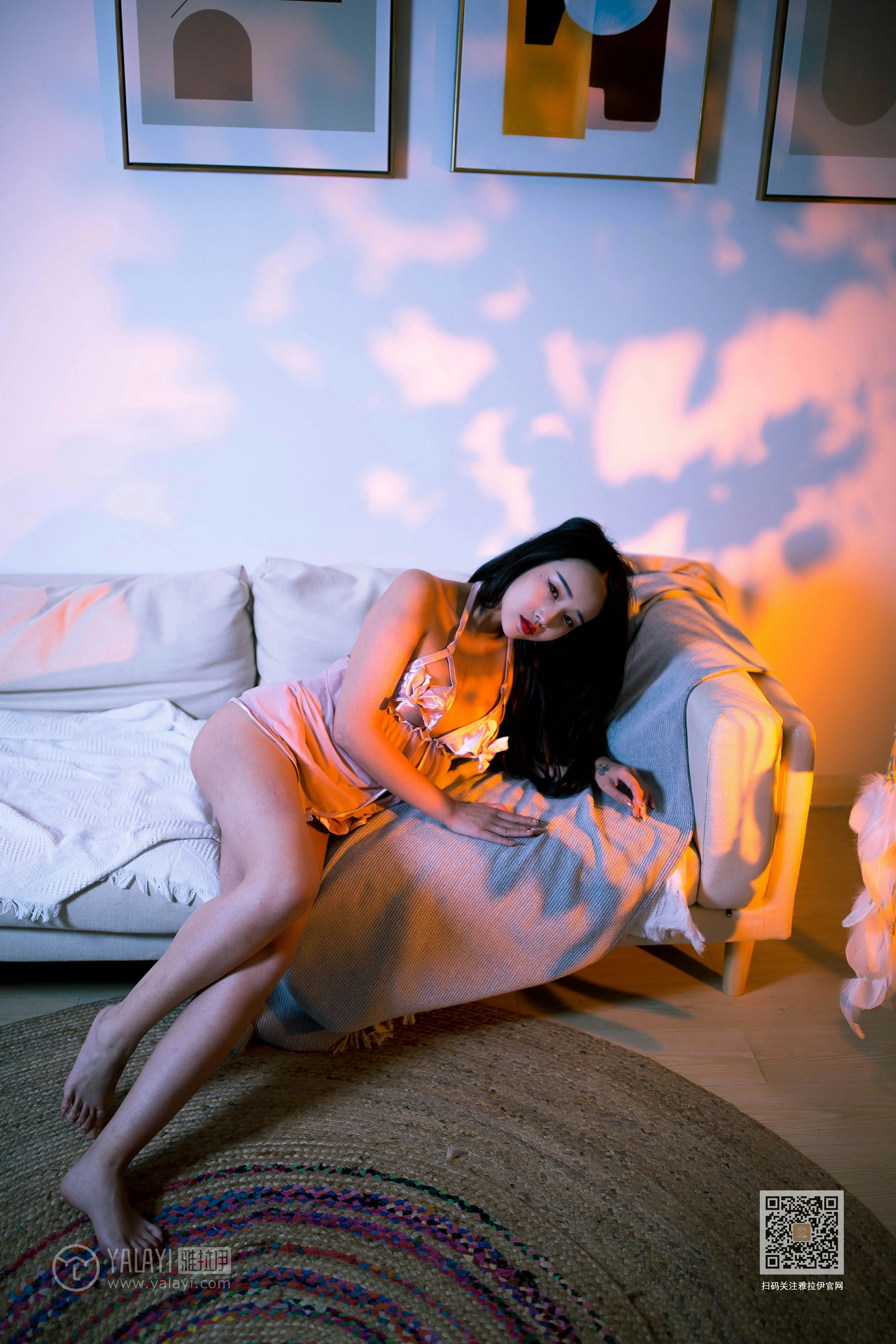 [YALAYI雅拉伊]Vol.535 热浪 优优 粉色透视情趣内衣性感私房写真集第6张
