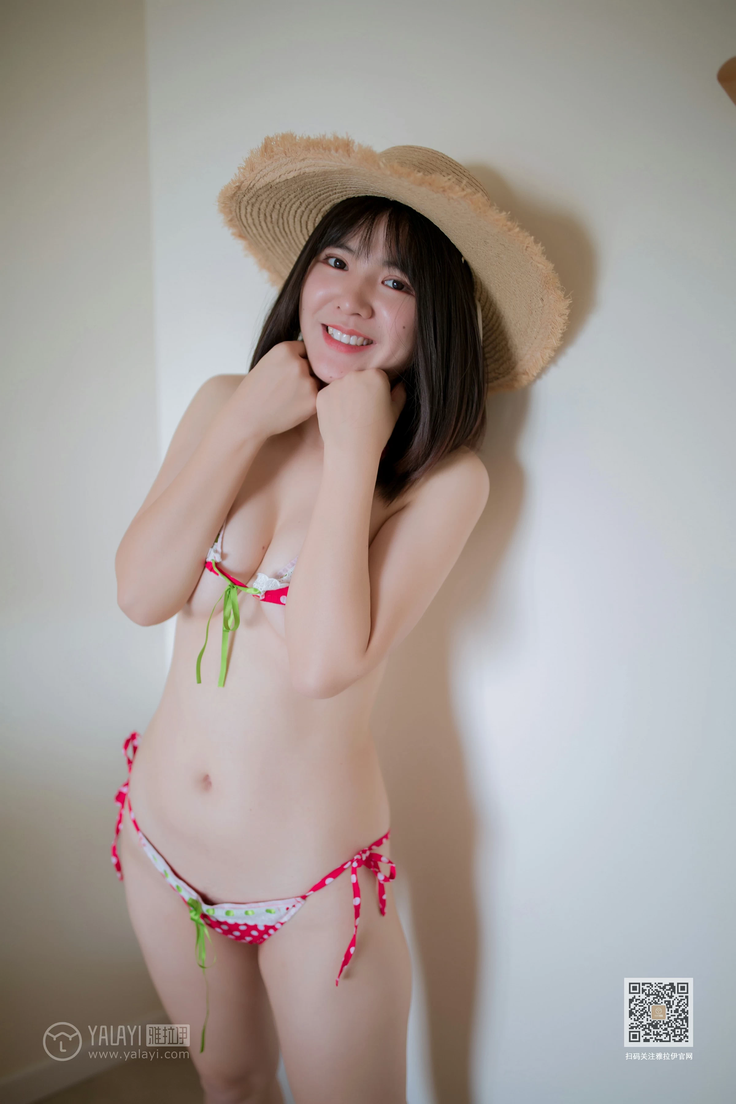 [YALAYI雅拉伊]Vol.539 安妮大宝贝 白色衬衫加红色情趣内衣性感私房写真集第10张