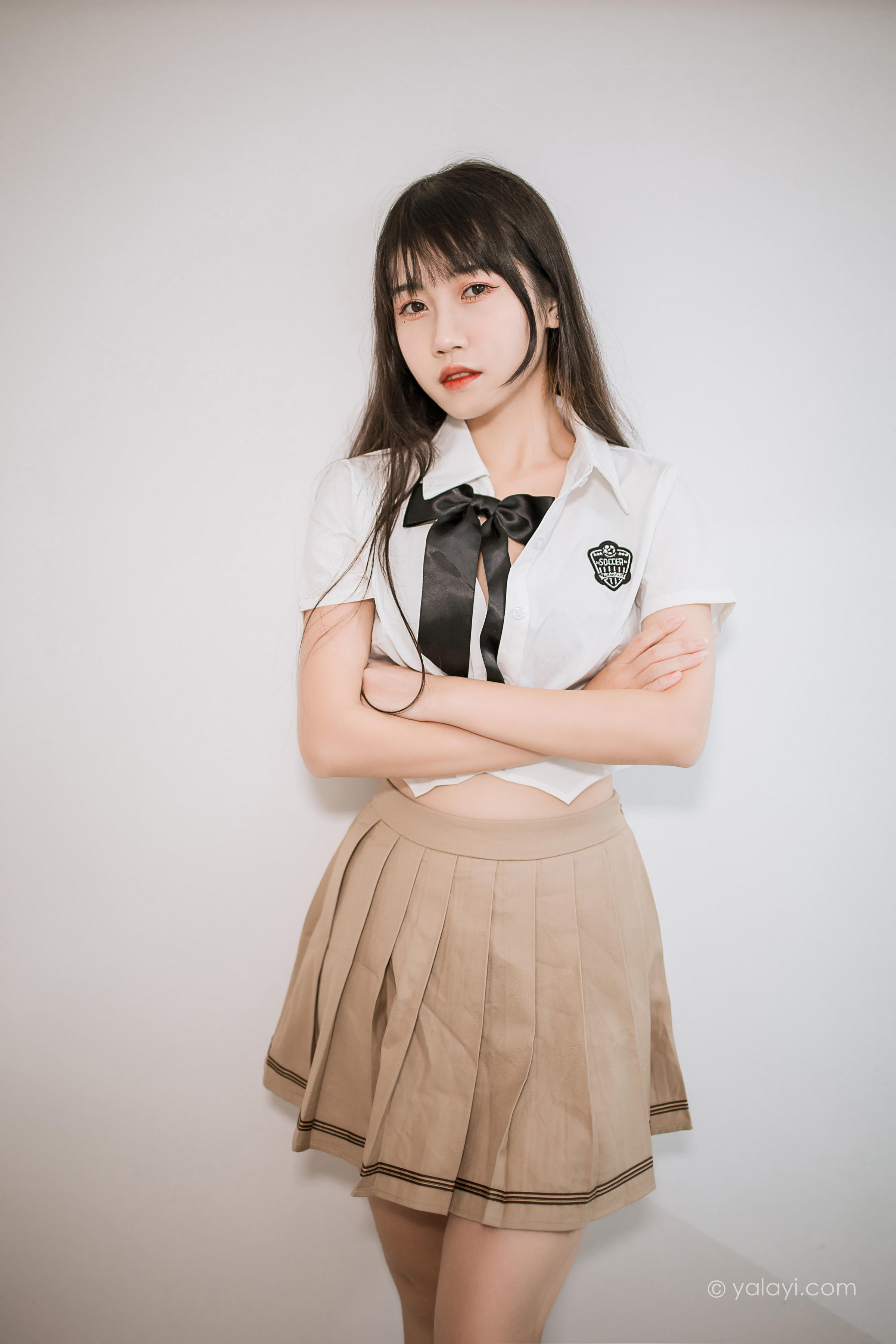 [YALAYI雅拉伊]2022.02.28 美丽多姿 弈思 日本高中女生制服性感私房写真集第13张