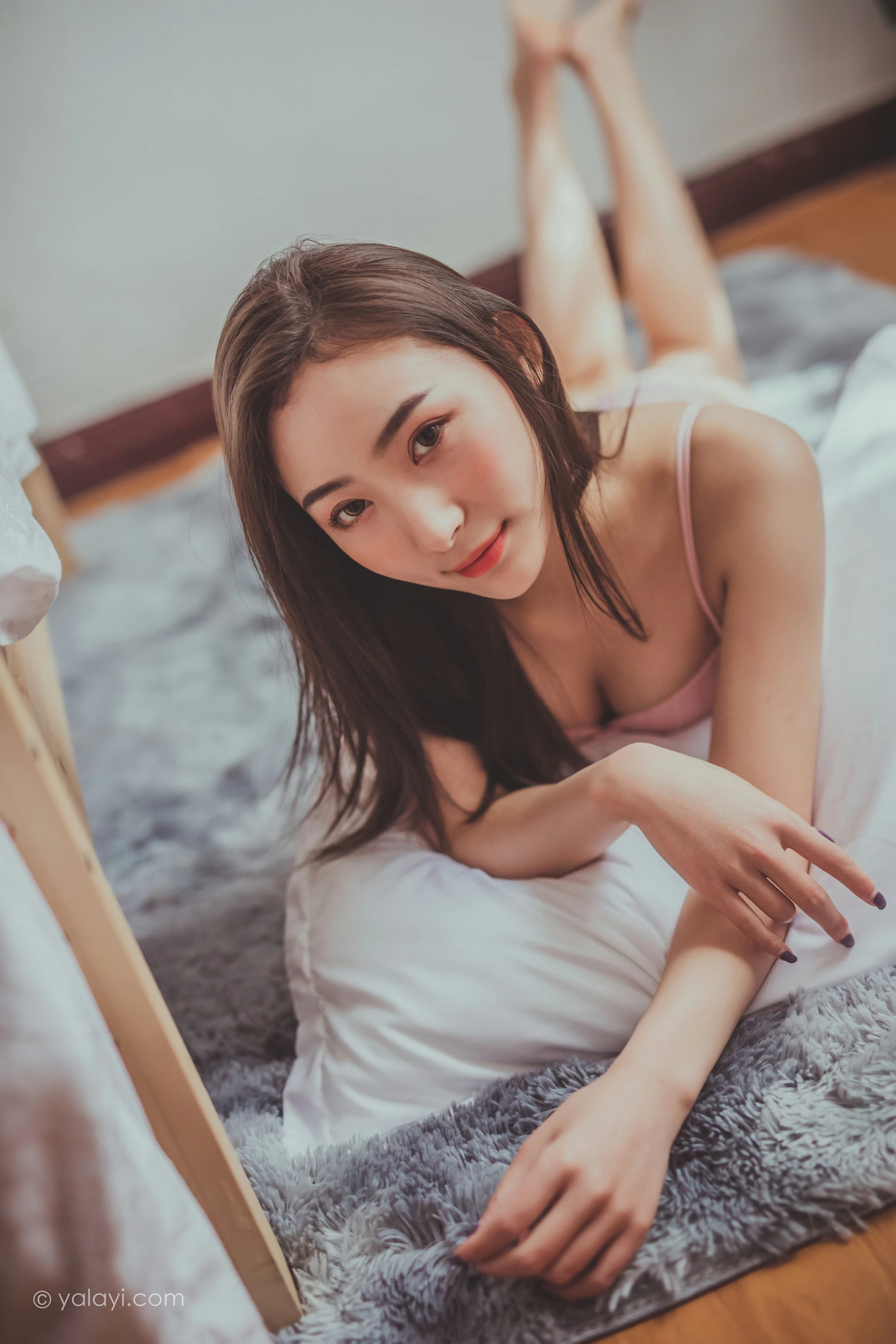 [YALAYI雅拉伊]NO.664 《相濡以沫》 海棠 粉色内衣性感私房写真集第9张