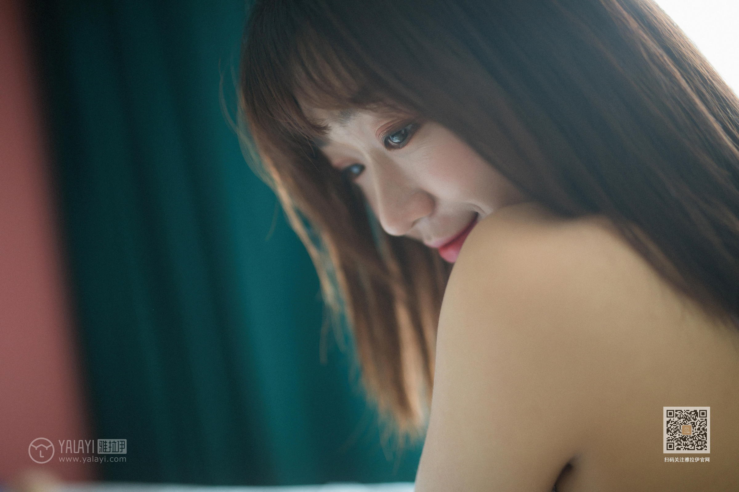 [YALAYI雅拉伊]2022.07.05 给我一个吻 小颖 粉色蕾丝内衣居家性感私房写真集第10张