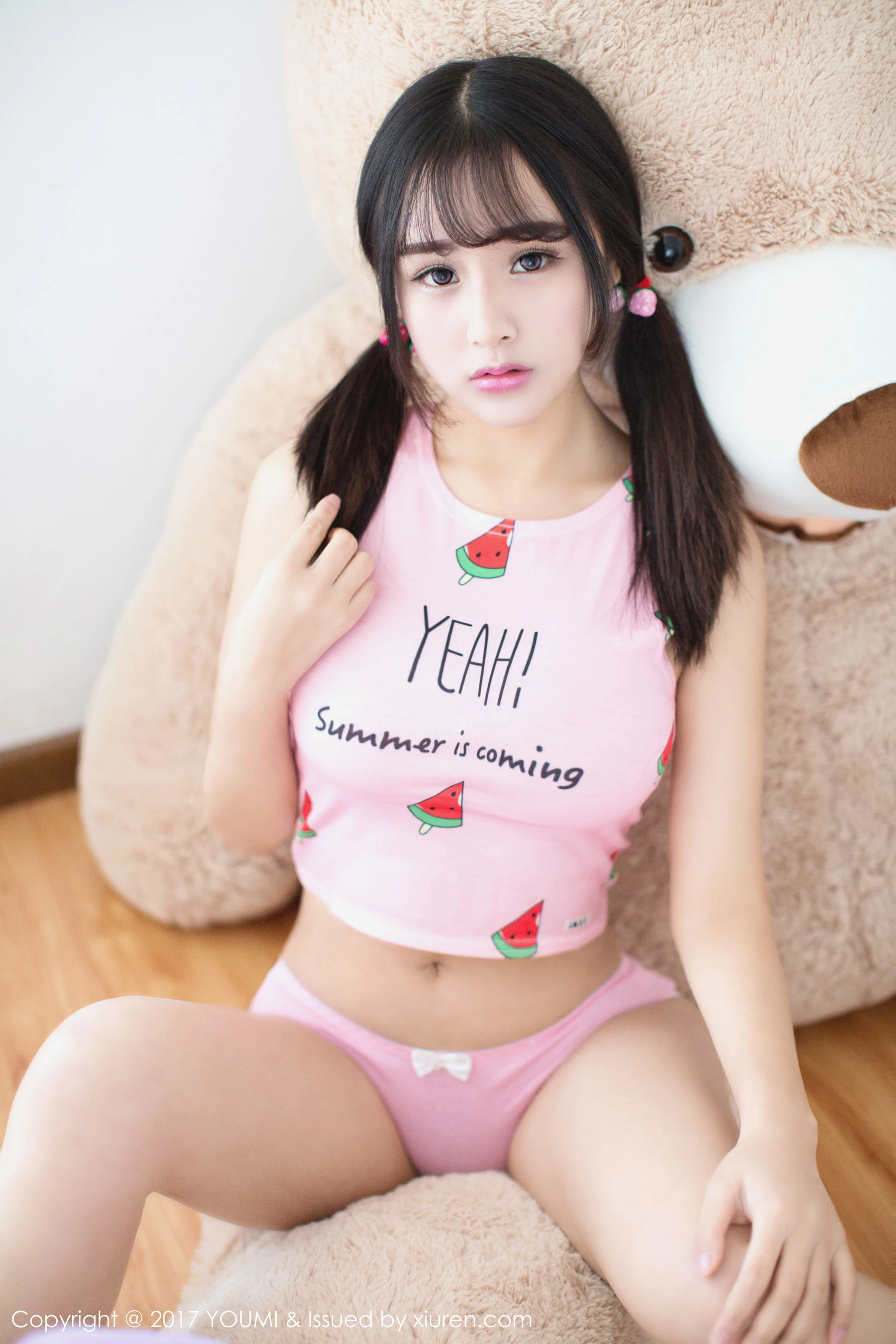 思淇Sukiiii《粉嫩萌女》 尤蜜荟YouMi Vol.016第15张