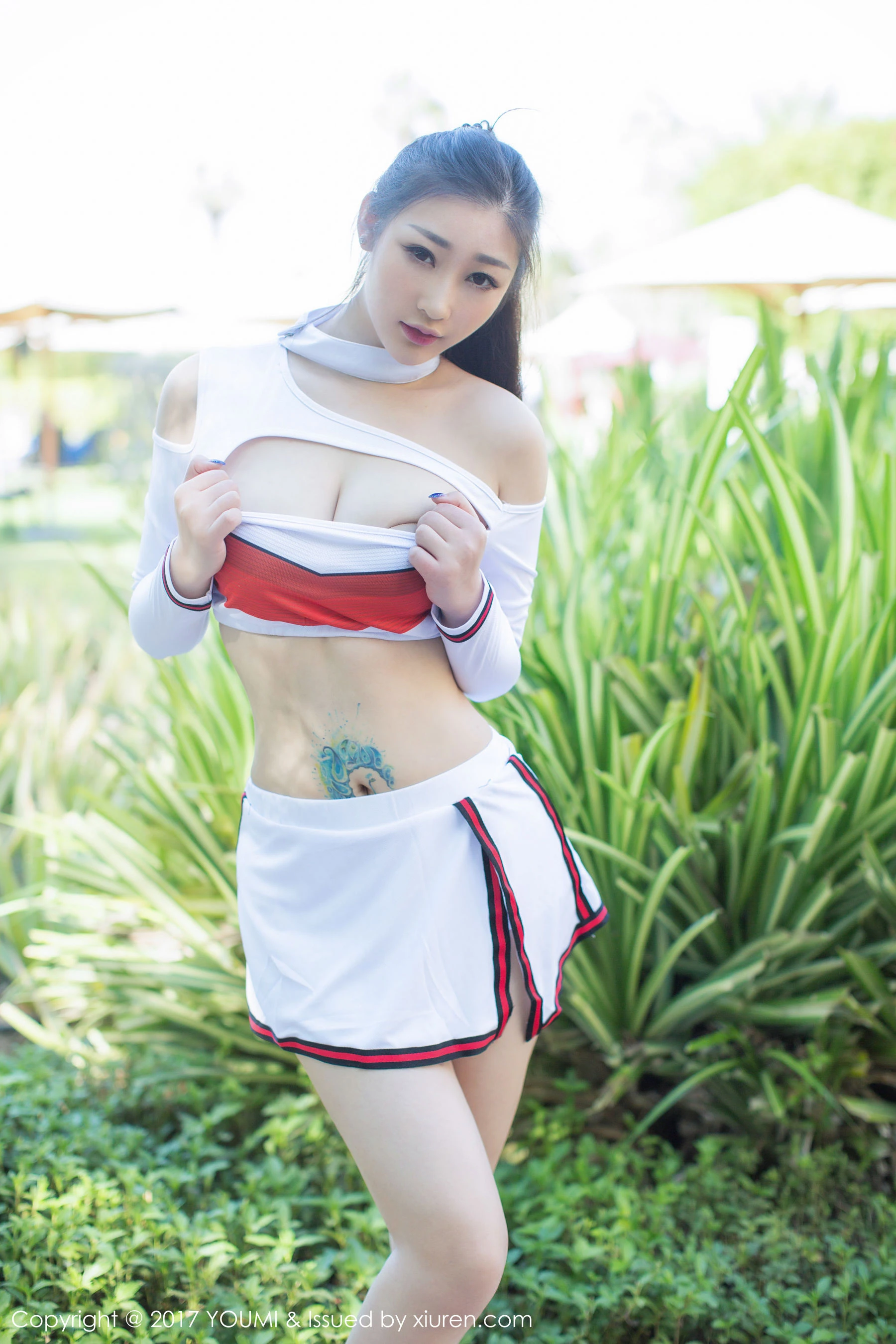 妲己_Toxic《制服+真空金属链》 尤蜜荟 VOL.090第2张