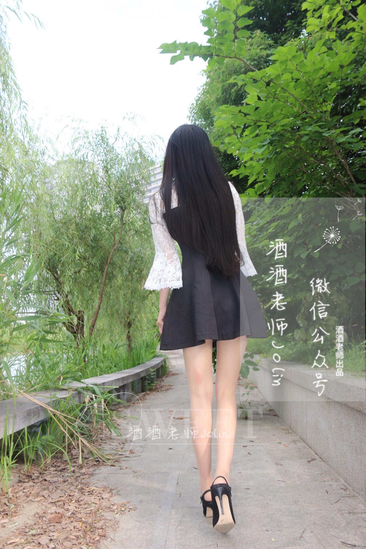 美腿博主@酒酒老师  风吹裙摆，足下毒光 [53P]第8张