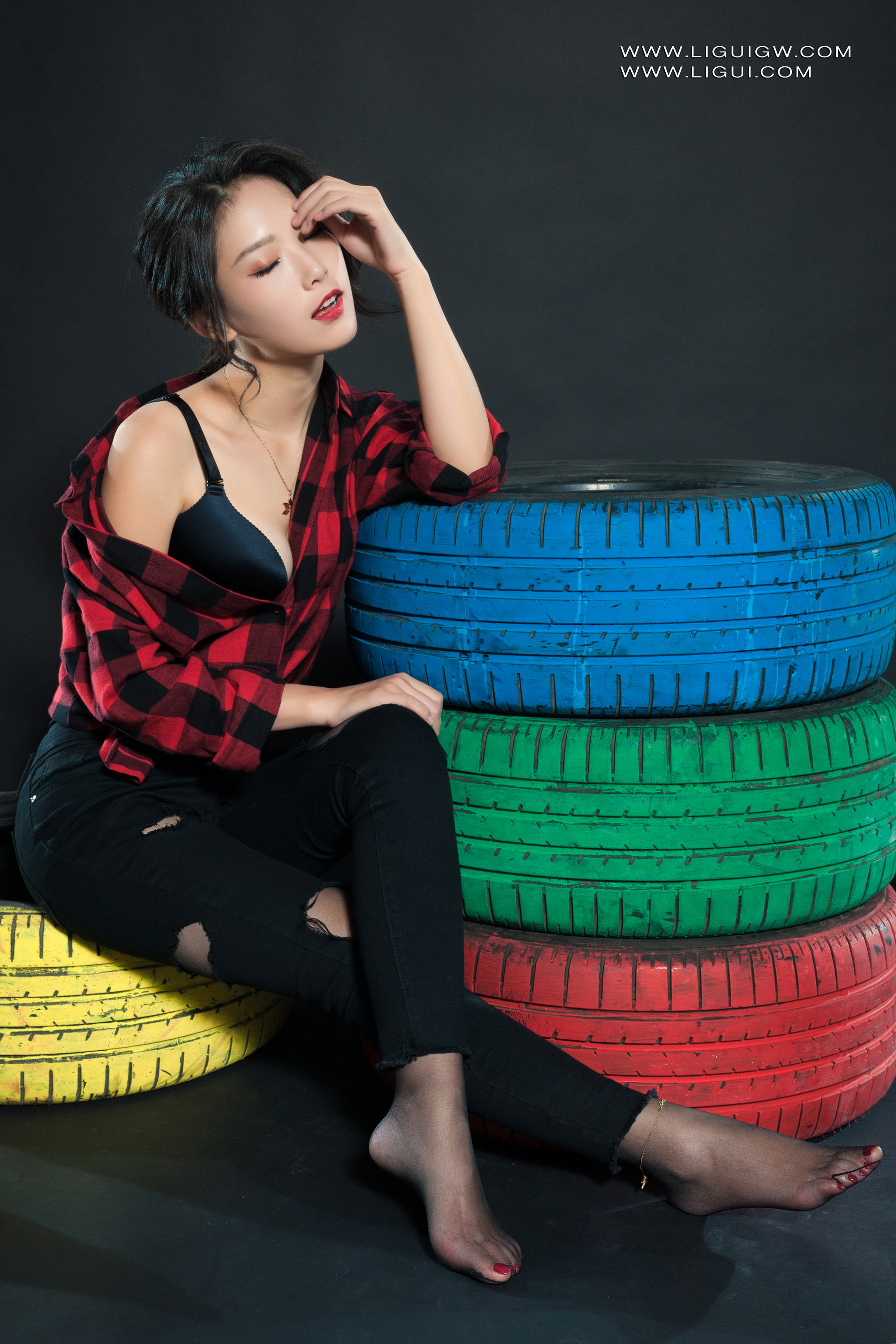 [Ligui丽柜] 2025.11.03《红与黑的激情碰撞》维拉 Weila第11张